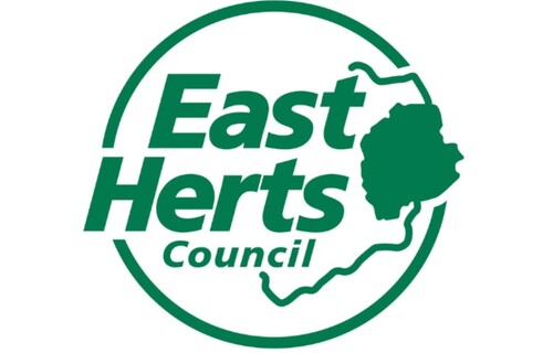 The East Herts District Council logo. 