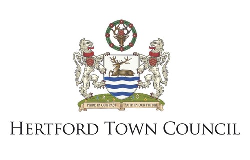 The Hertford Town Council logo.